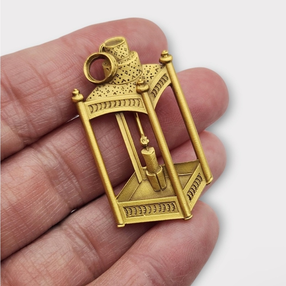 Candle Lantern Brooch